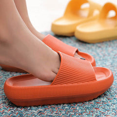 Original Cloud Slides Orange, Best Cloud Slides, Super Comfy Cloud Slides, Pillow Slides, Cloud Sandal Slippers, Cloud Cushion Slides, for men, for women, tiktok, best